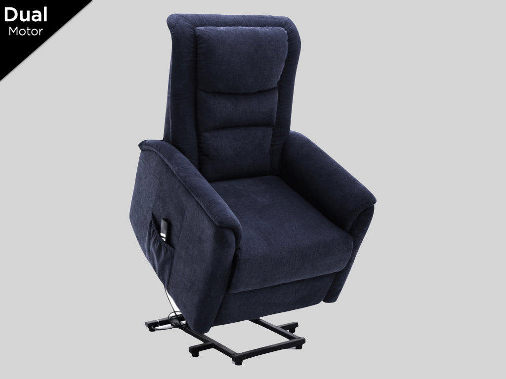 Winchester Blue Lift & Tilt Recliner (Dual Motor)