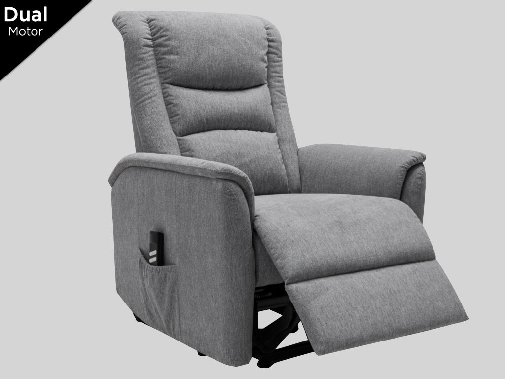 Winchester Grey Lift & Tilt Recliner (Dual Motor)