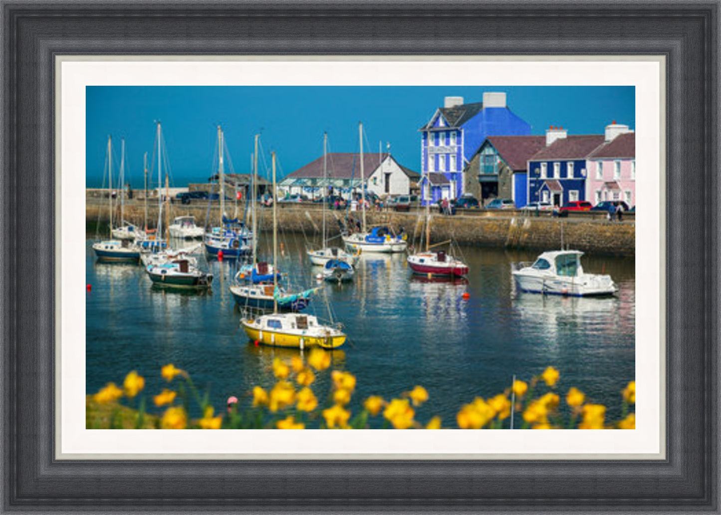 Aberaeron Harbour in Spring (Frame: 2218 Grade 2)