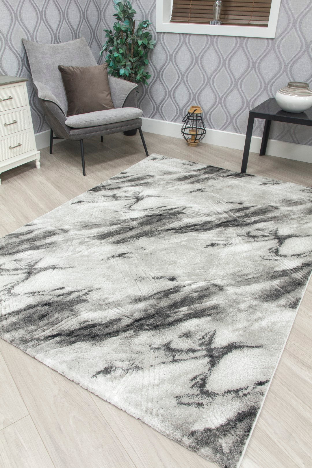 BELLINI QUARTZ RUG...LIGHT GREY