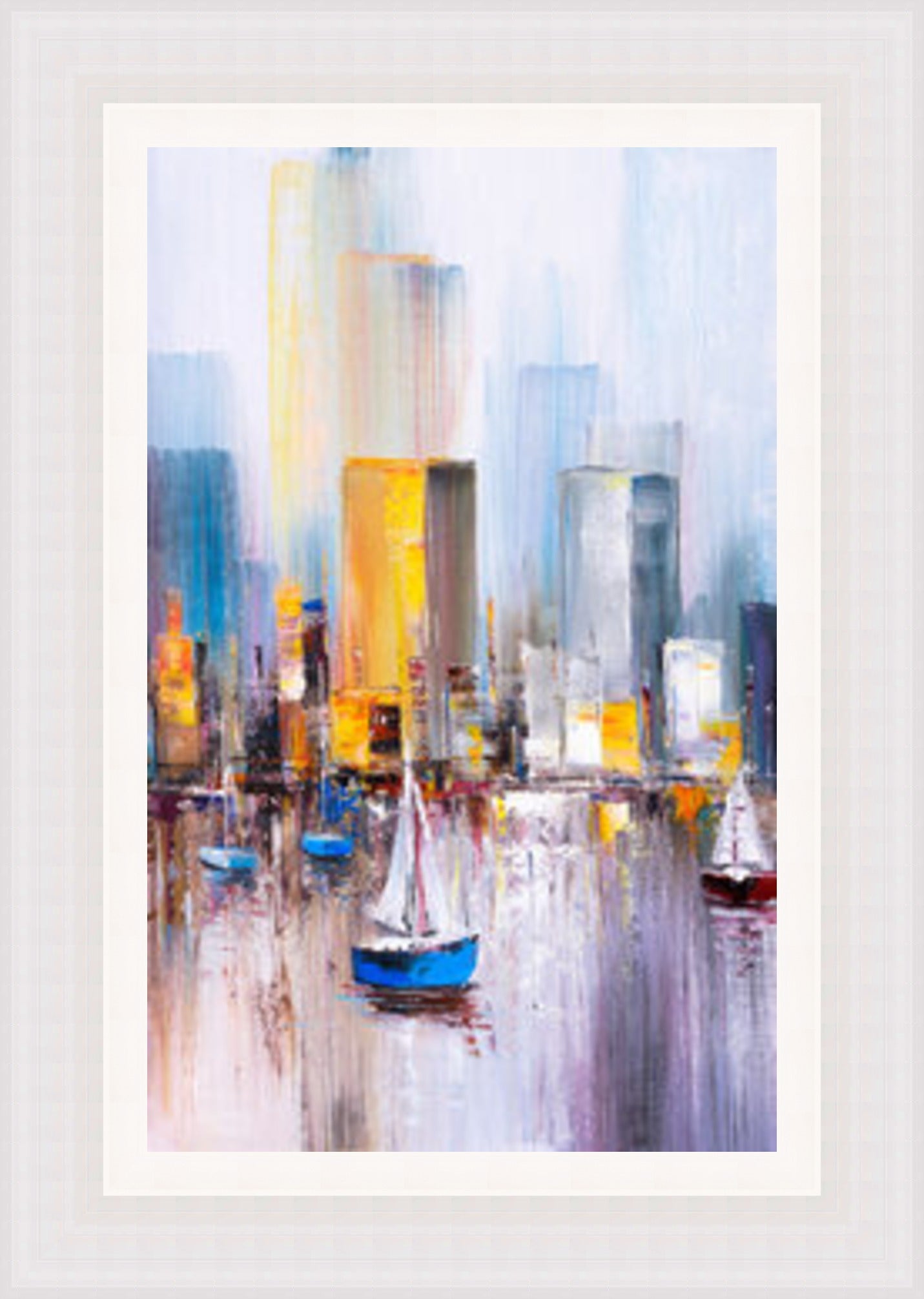 Manhattan Bay Oil Painting
