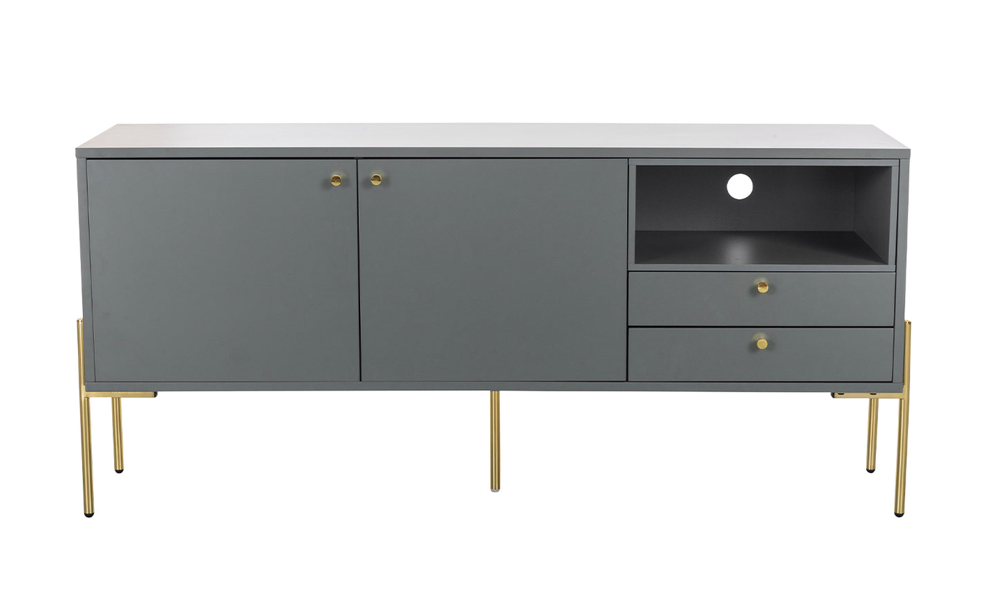 Madrid living grey/gold
