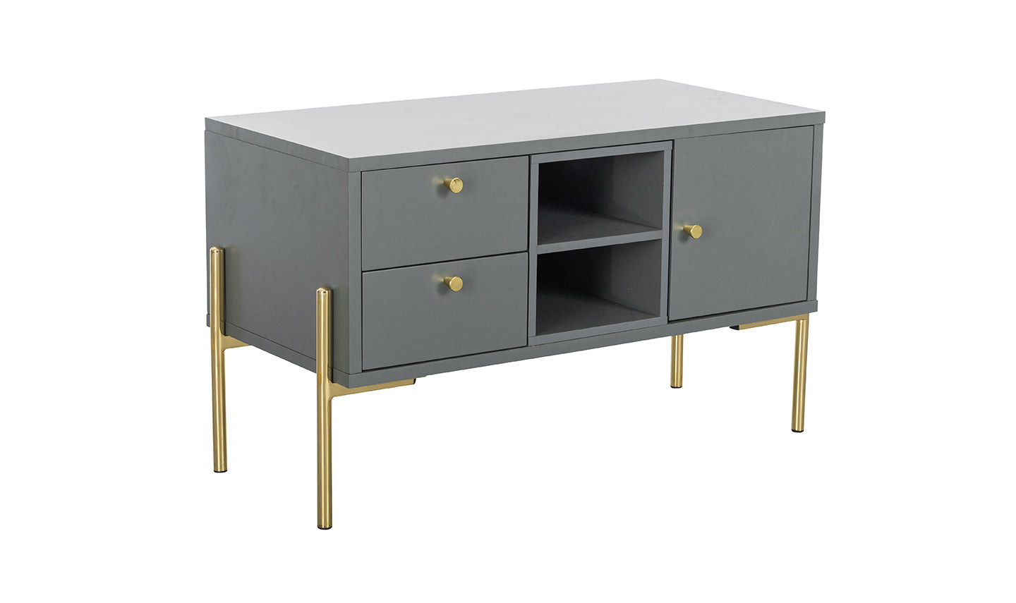 Madrid living grey/gold
