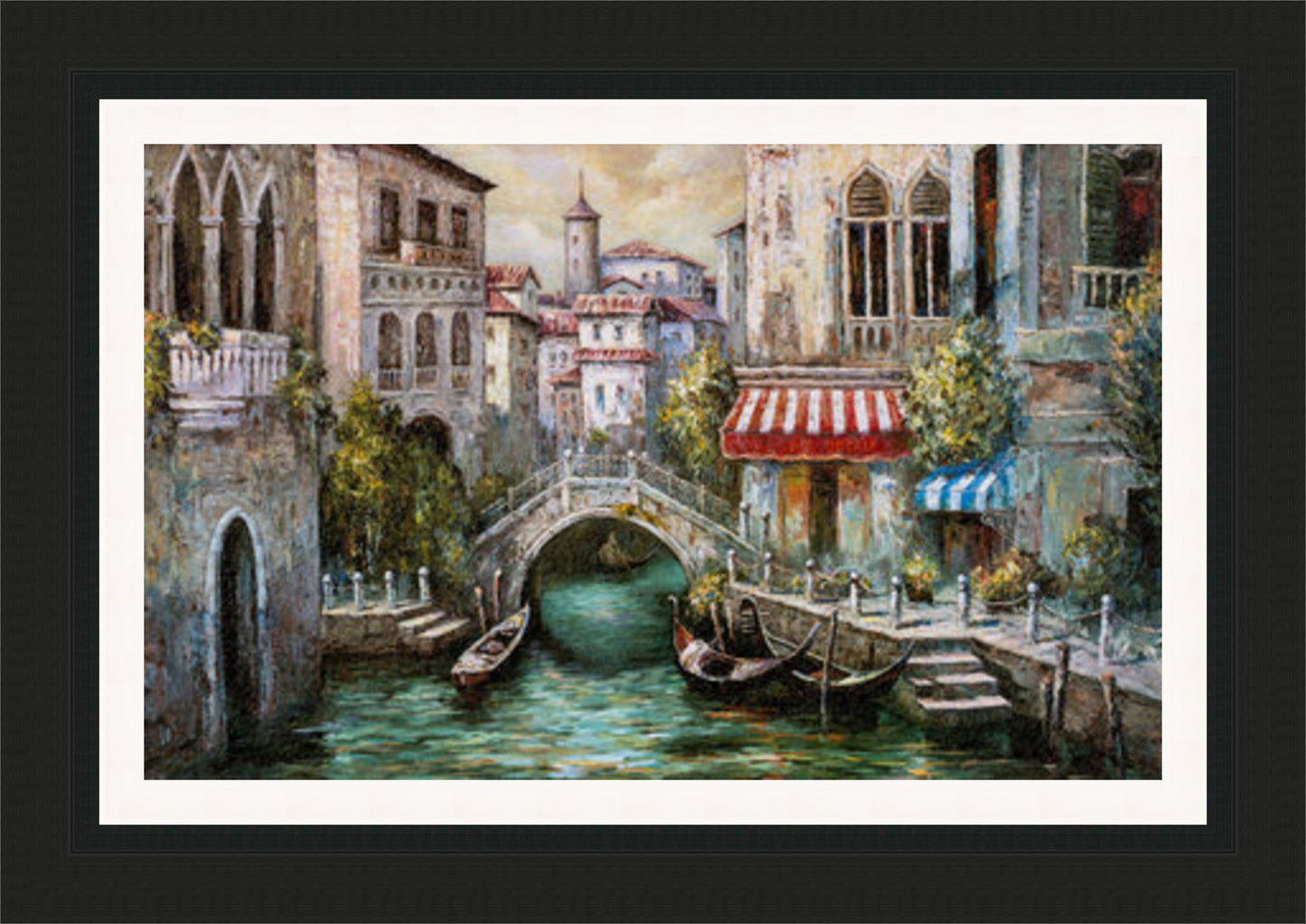 Oil Painting Venice Canal (Frame 2051 Grade 2)