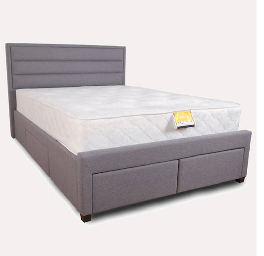 Jessica 4 Drawer Upholstered bed frame