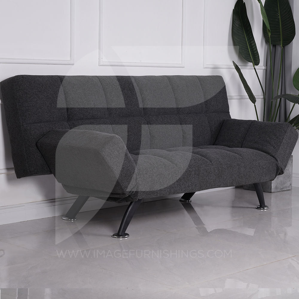 Boston solid grey sofa bed