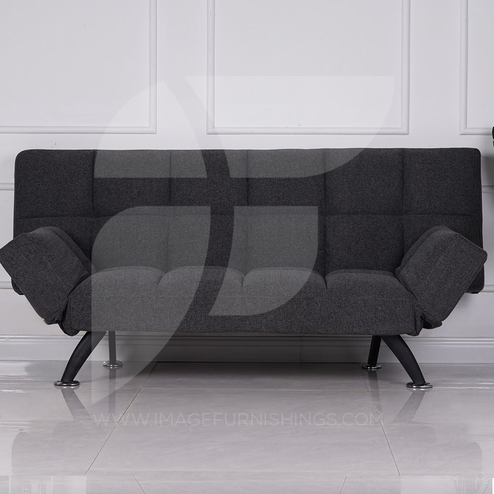 Boston solid grey sofa bed