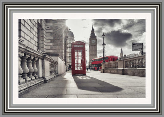 Big Ben with Red Bus