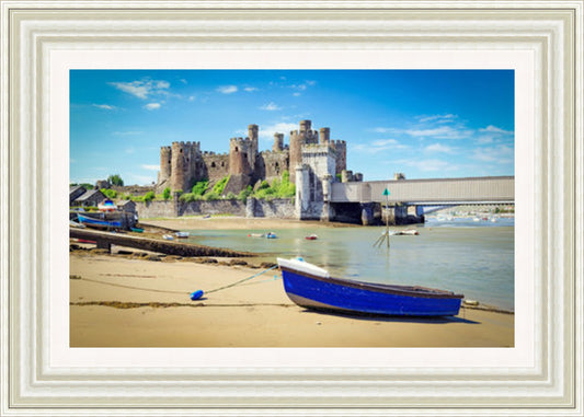 Boats on the Beach beside Conwy Castle (Frame: 2050 Grade 2)