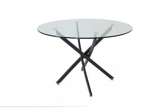Kacey round 1100 grey table