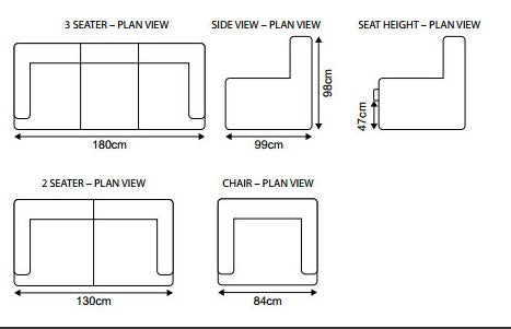 PARKER SUITE VARIOUS COLOURS