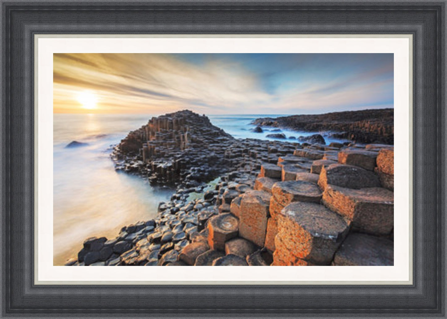 Sunset at Giants Causeway (Frame 2279 Grade 2)