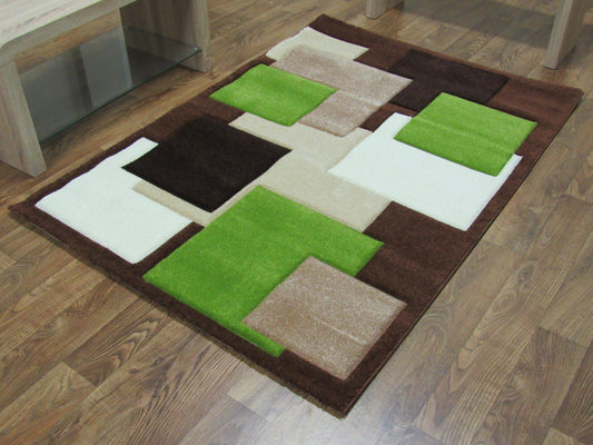 TEMPO MODERN SQUARES BROWN/GREEN