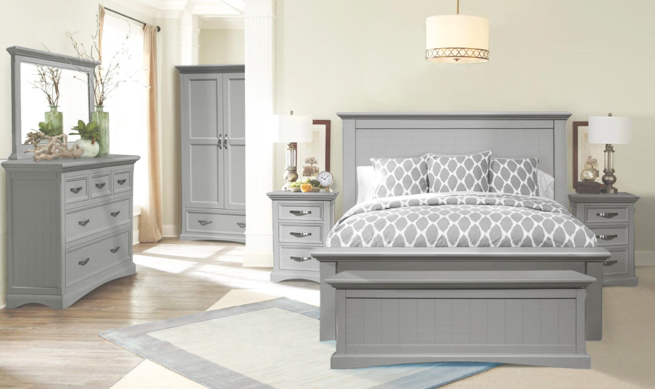 Turner Bedroom Suite Grey