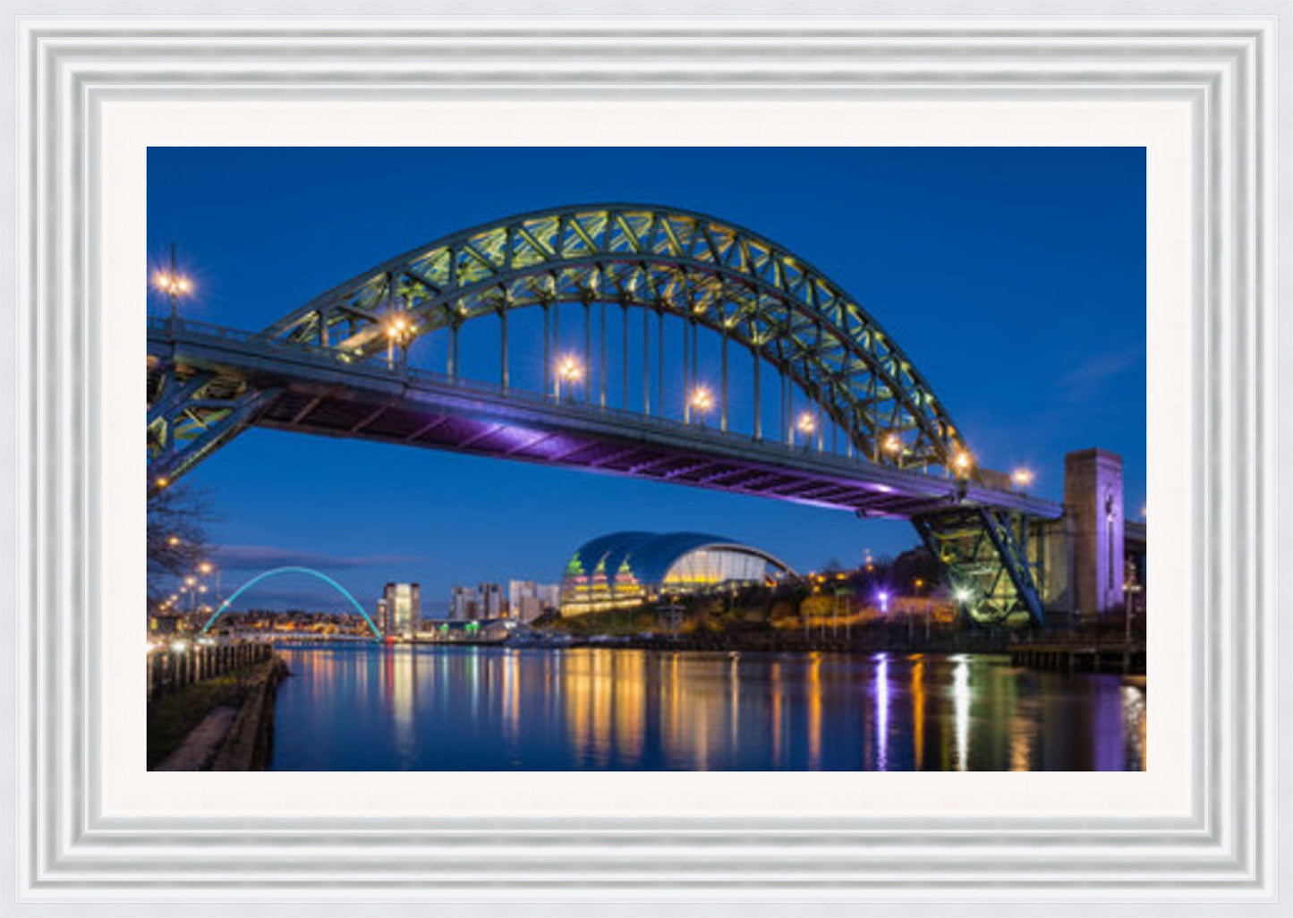 Tyne Bridge at Night (Frame 2263 Grade 1)