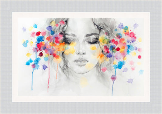 Watercolour Woman (Frame 2046 Grade 1)