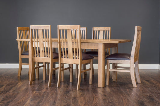 Manhattan Dining Table With 6 Chairs
