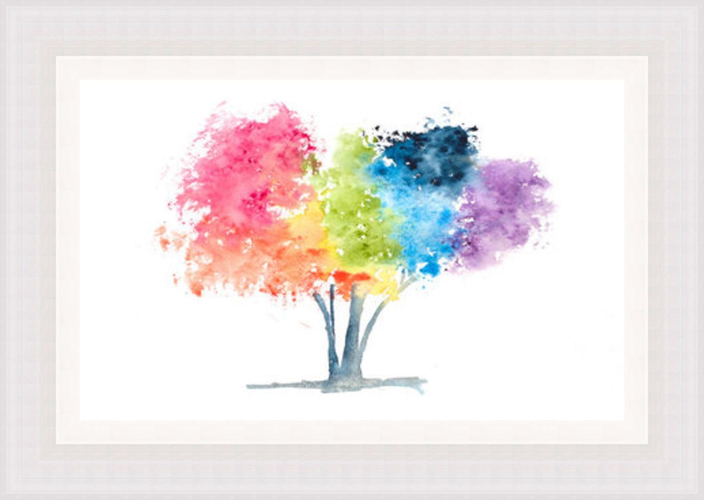 Rainbow Colour Tree 1